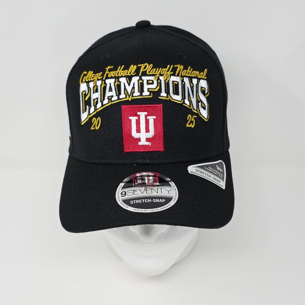 New Era Indiana Hoosiers 9SEVENTY National Champions CFP Playoff Champs Hat Cap - Picture 6 of 9